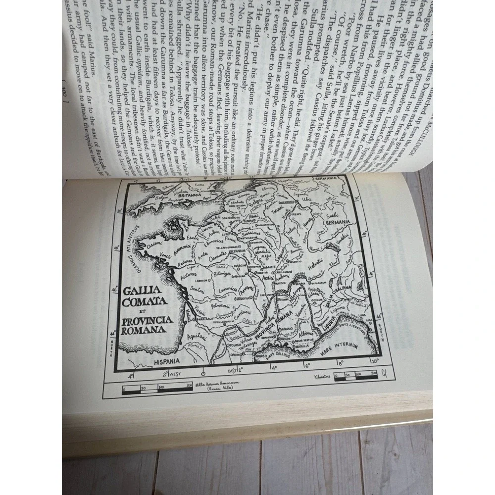 The First Man in Rome Colleen McCullough 1990 First Edition Historical Novel